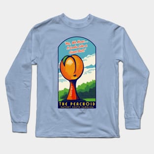 Peachoid, Gaffney South Carolina Vintage Style Travel Decal Long Sleeve T-Shirt